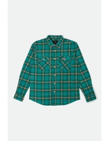 Bowery Lightweight L/S Flannel - Fern Fin de série