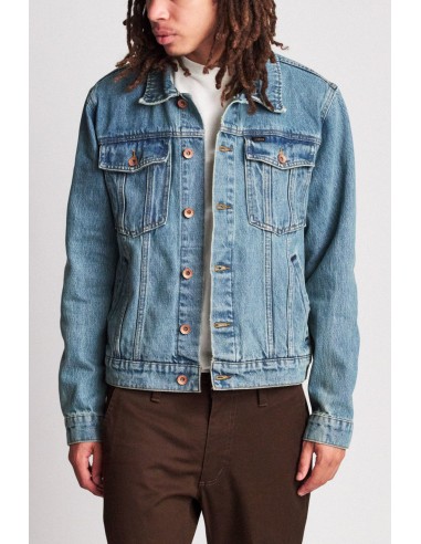 Cable Denim Jacket - Faded Indigo Profitez des Offres !