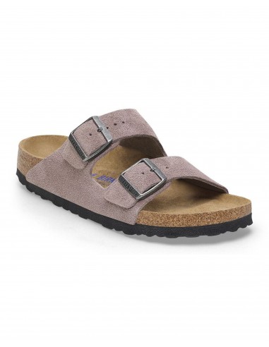 Arizona Soft Footbed Suede Leather (Narrow) (Faded Purple) vous aussi creer 